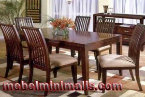 Pusat Mebel Bandung Kursi Makan Jati Minimalis MM 091